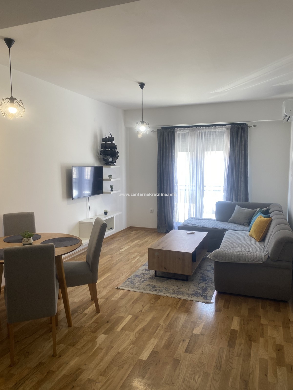 Izdavanje, dvosoban stan 55m2, Zabjelo, Podgorica